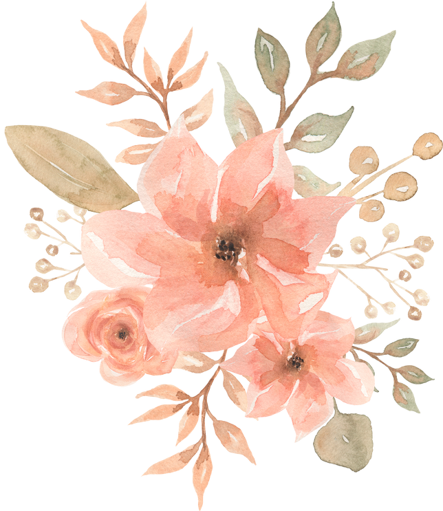 Flowers in Watercolor Style